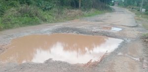 Jalan Kab Rusak Ruas Aji Jaya- AKM,Dinas Terkait Di minta Turun tangan